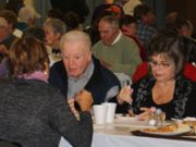 Dinner is served by Cobden Ag Society volunteers