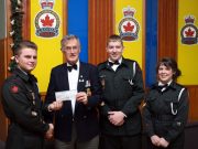$2,500 donation to Cadet Corps