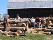 Wood blocks in Cobden to cement blocks in Guatemala