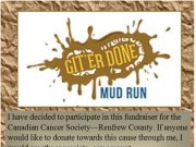Editor Connie Tabbert in the Mud Run
