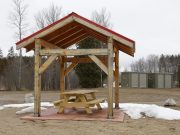 Washrooms and changerooms added at Little Lakes beach Changerooms and washrooms erected at Little Lakes Beach near Beachburg.