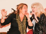 Musicians entertain during CD release party Gail Gavin, left, and Chris McCann. This is the first time in the two women’s performing careers, they have performed together