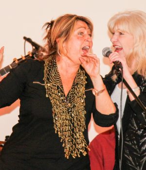 Gail Gavin, left, and Chris McCann. This is the first time in the two women’s performing careers, they have performed together
