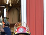 1st Cobden Scouts Corner — A welcomed visit to the Whitewater Fire Station in Cobden Beaver Garrett Davis