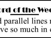 Word of the Week