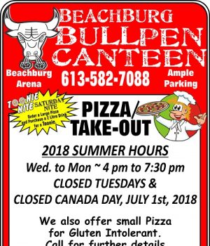 Beachburg Bullpen Canteen