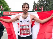 Tristan Woodfine is second among Canadian men’s marathoners in 2018 following his finish in the Ottawa Marathon on May 27