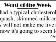 Word of the Week