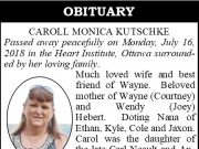 Obituary: Caroll Monica Kutschke