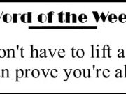 Word of the Week