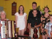 Performers during Celtic Night fundraiser