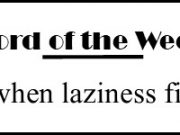 Words of the Week