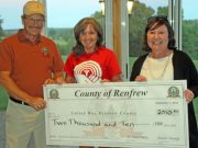 Charity Tournament and Denim Days Raise $4,020 for Renfrew Victoria Hospital Oncology Unit, and Renfrew County United Way