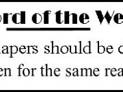 Word of the Week