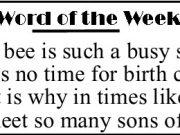 Word of the Week