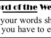 Word of the Week