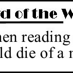 word of the week