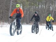 Several cyclists hit Whitewater Region trails for Global Fatbiking Day