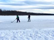 Skating rinks at Westmeath boat launch