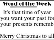 Word of the Week