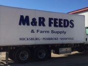 Two organizations benefit from a win by M & R Feeds and Farm Supply