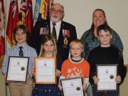 Students recite speeches during public speaking competition