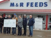 M & R Feeds donate $15,000 winnings to two non-profit organizations