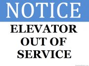 Planned elevator modernization in Tower C