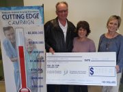 Antique tractor square dancing concludes with donation to PRH Foundation