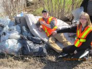 Beachburg Lions hold highway cleanup