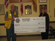 Beachburg Lions donate $5 thousand to WDRA