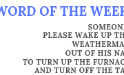 Word of the Week