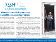 Volunteers needed to sustain valuable community program