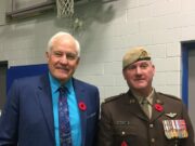 Remembrance Day ceremony in Beachburg