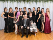 Local families close out gala with surprise donation