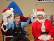 Children visit Santa, Mrs. Claus in Cobden