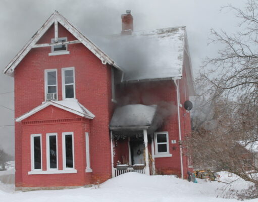 Residential fire in Cobden yesterday