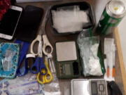 Illegal drugs seized, two arrested on Tuesday