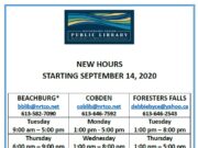 Whitewater Library Hours