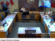 Zoning Bylaw Amendment 16 Main Street Cobden Photos Taken or Submitted by Alexander Leach. September 8th Council Meeting via Youtube, with Mayor Moore at top right on screen, remotely attending due to testing positive for COVID-19